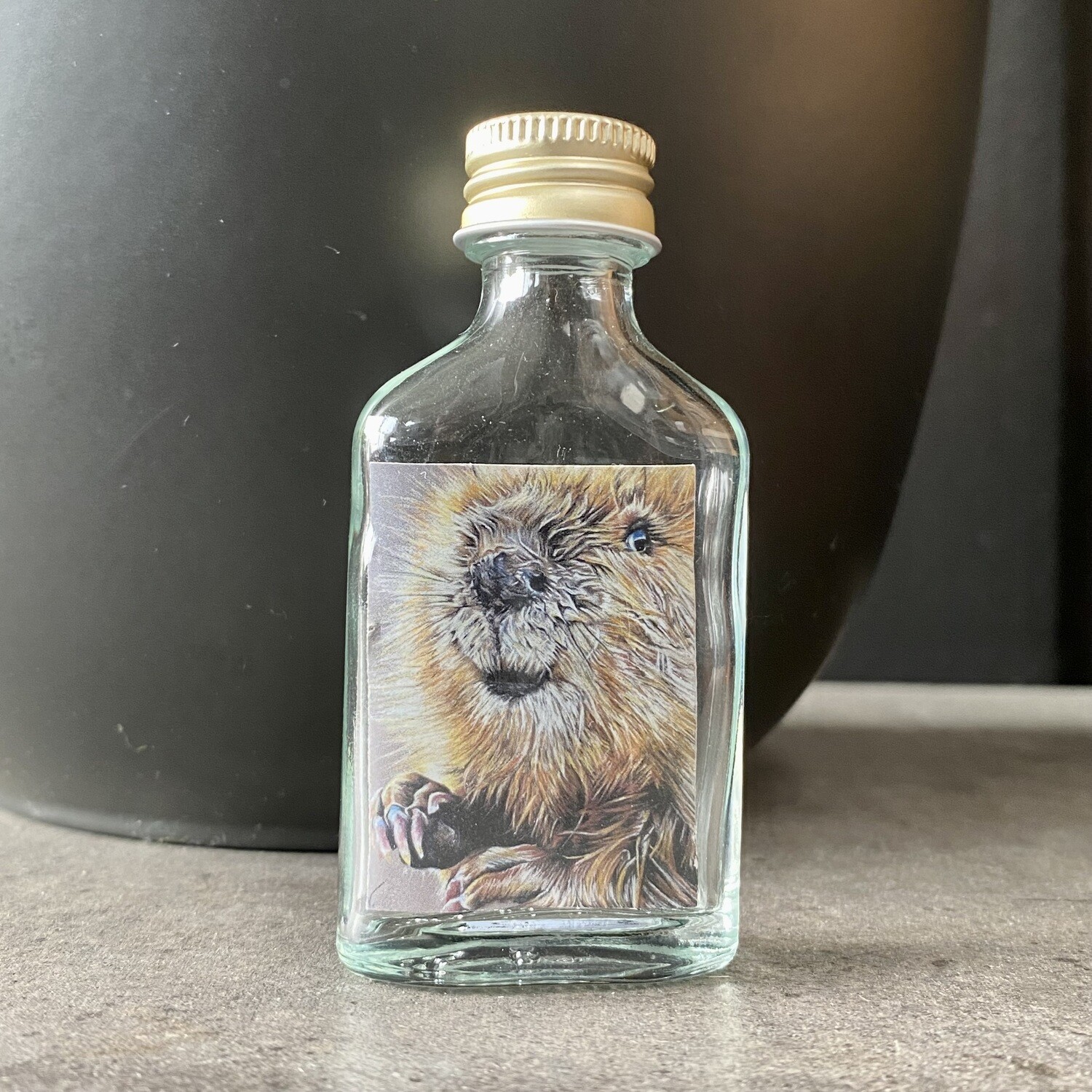 Koesterflesje met de wijsheid van de bever