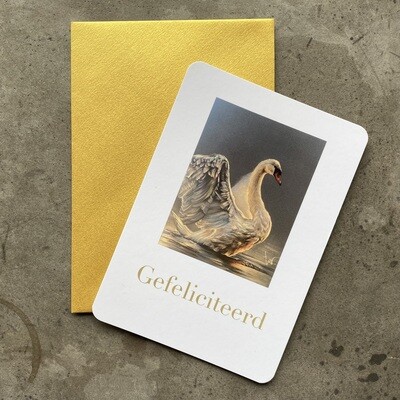 WITTE ZWANEN - GEFELICITEERD