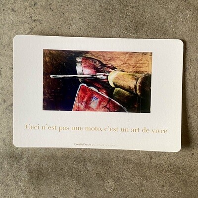 VESPA - CECI N4 EST PAS UNE MOTO, C&#39;EST UN ART DE VIVRE