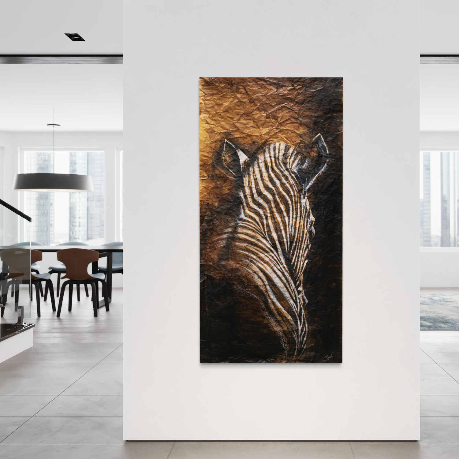 ZEBRA - PRINT 70 x 140  cm