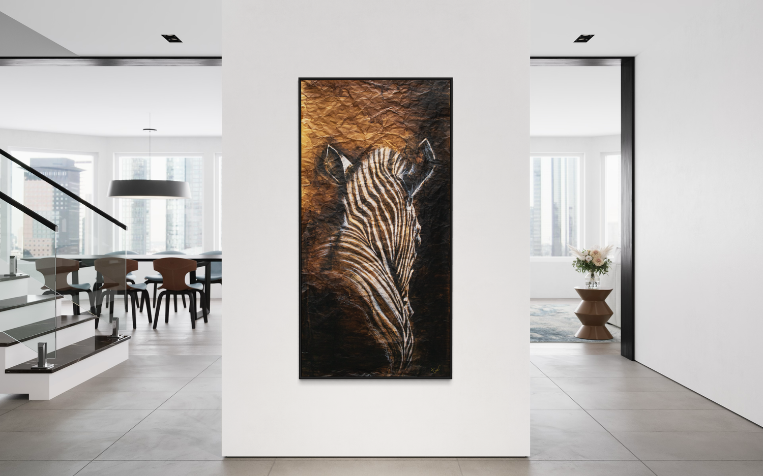 ZEBRA - CANVAS 75 x 150 cm