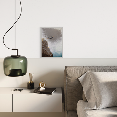 VRIJE VAL - ALUMINIUM 30 x 43 cm