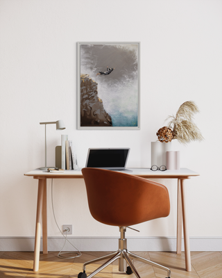 VRIJE VAL - ACRYLGLAS 50 x 70 cm