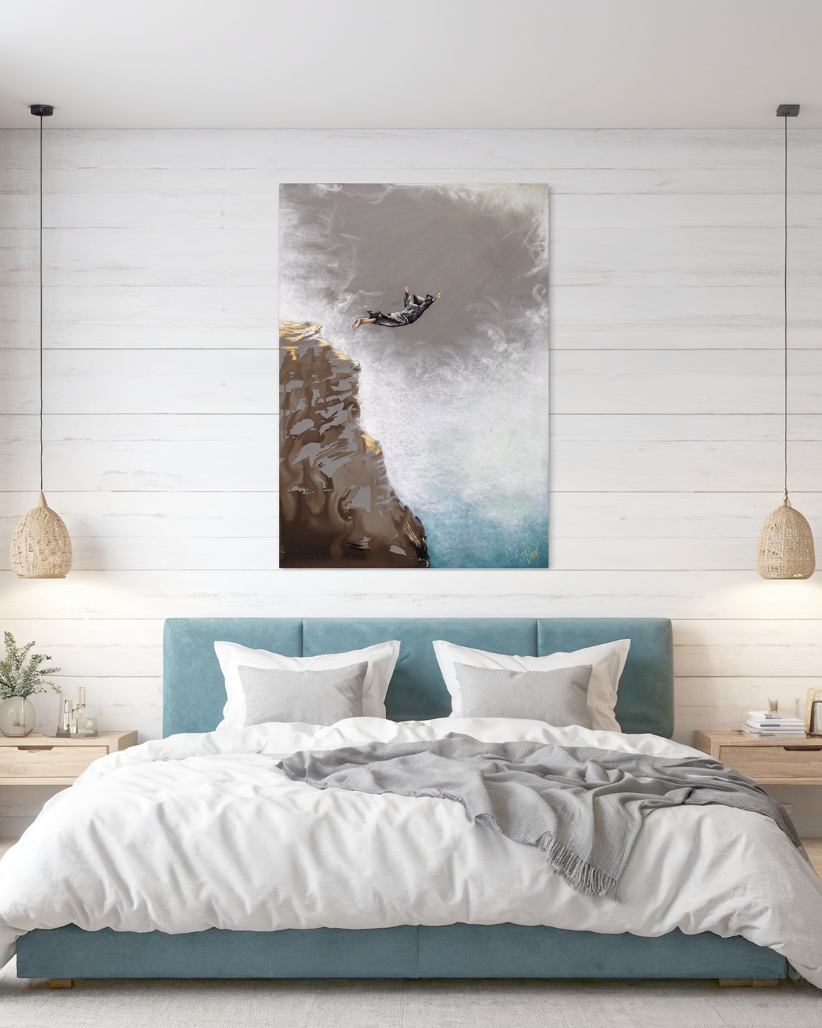 VRIJE VAL - CANVAS 100 x 140