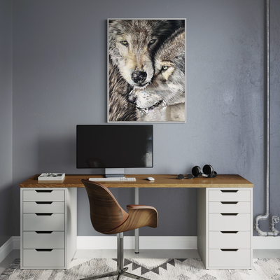 WOLVEN - ALUMINIUM 75x100cm