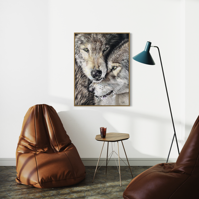 WOLVEN - ALUMINIUM 70x93cm