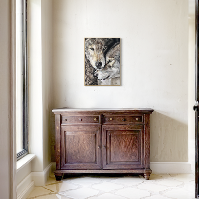 WOLVEN - ALUMINIUM 50x67cm