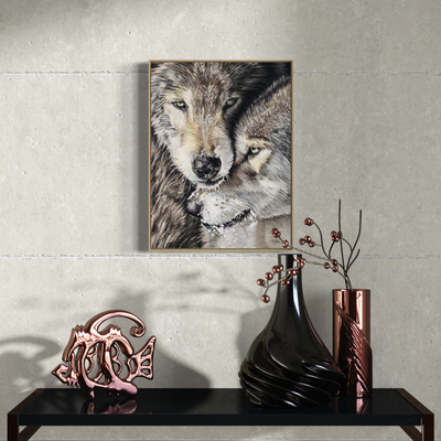 WOLVEN - ALUMINIUM  30x40cm