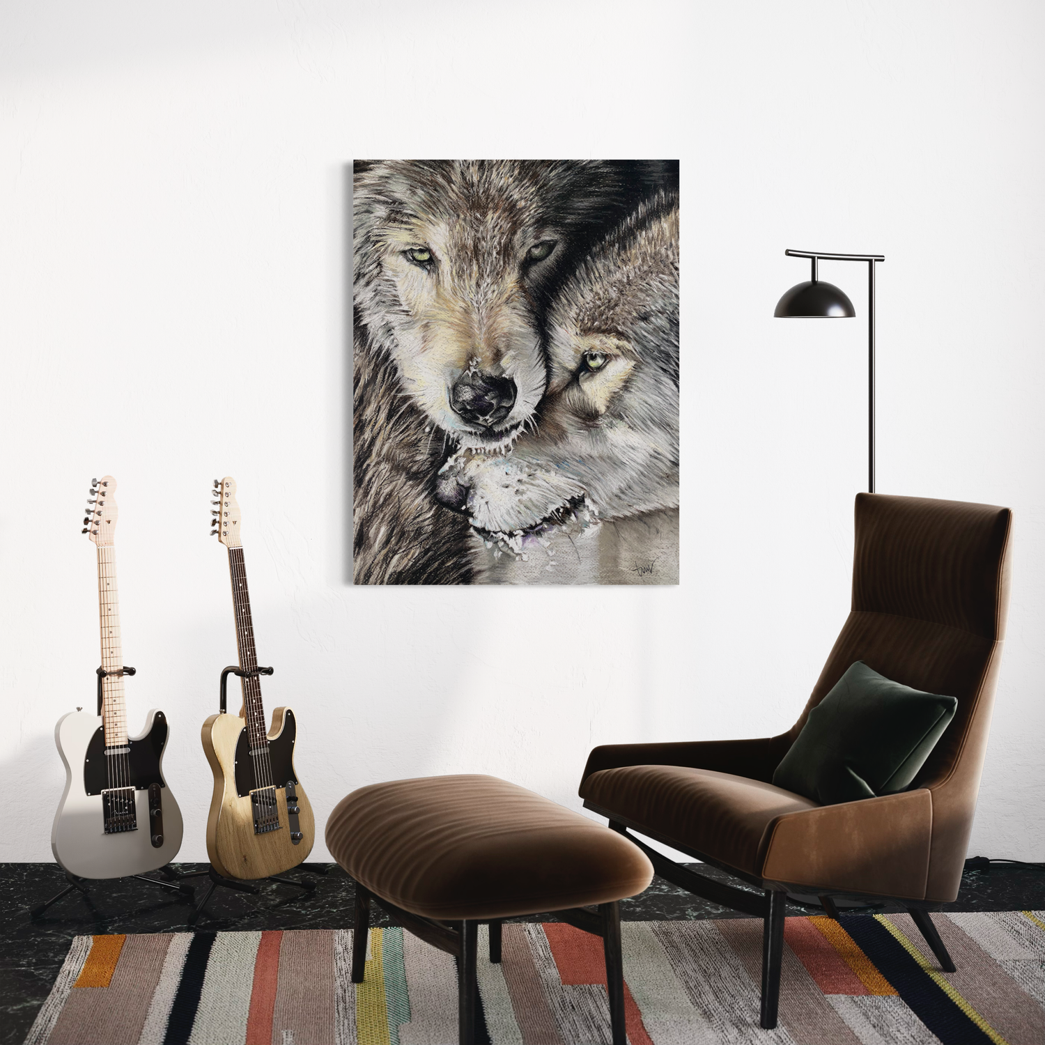WOLVEN - ACRYLGLAS 75x100cm