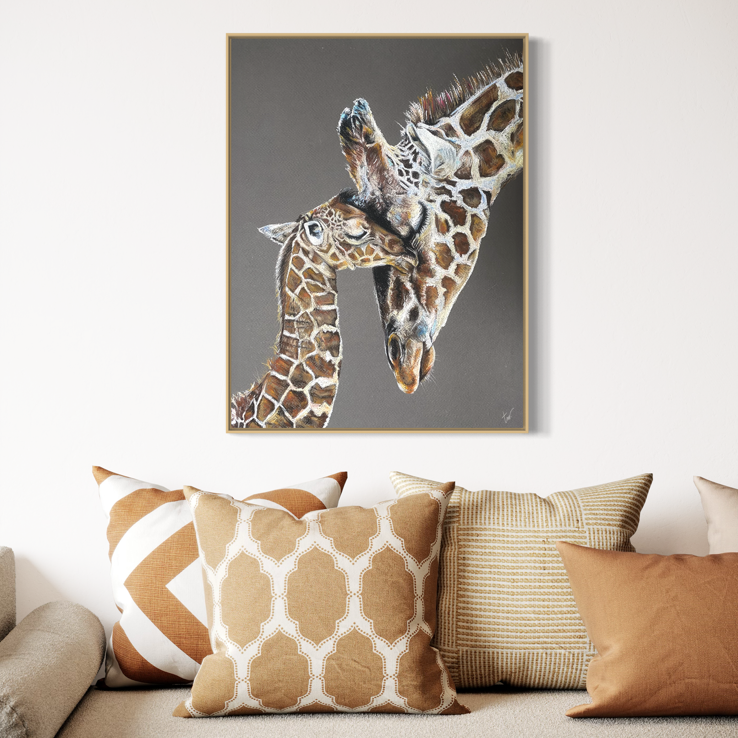 GIRAFFEN - CANVAS 60x80 cm