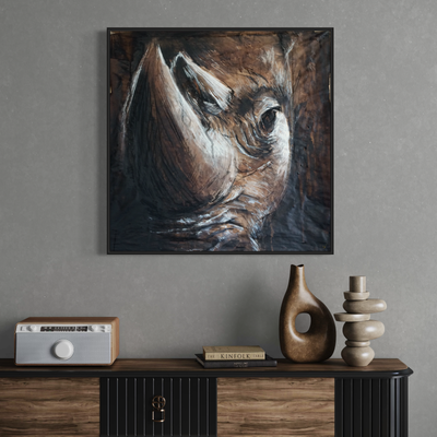 SUDAN - ALUMINIUM 70 x 70 cm