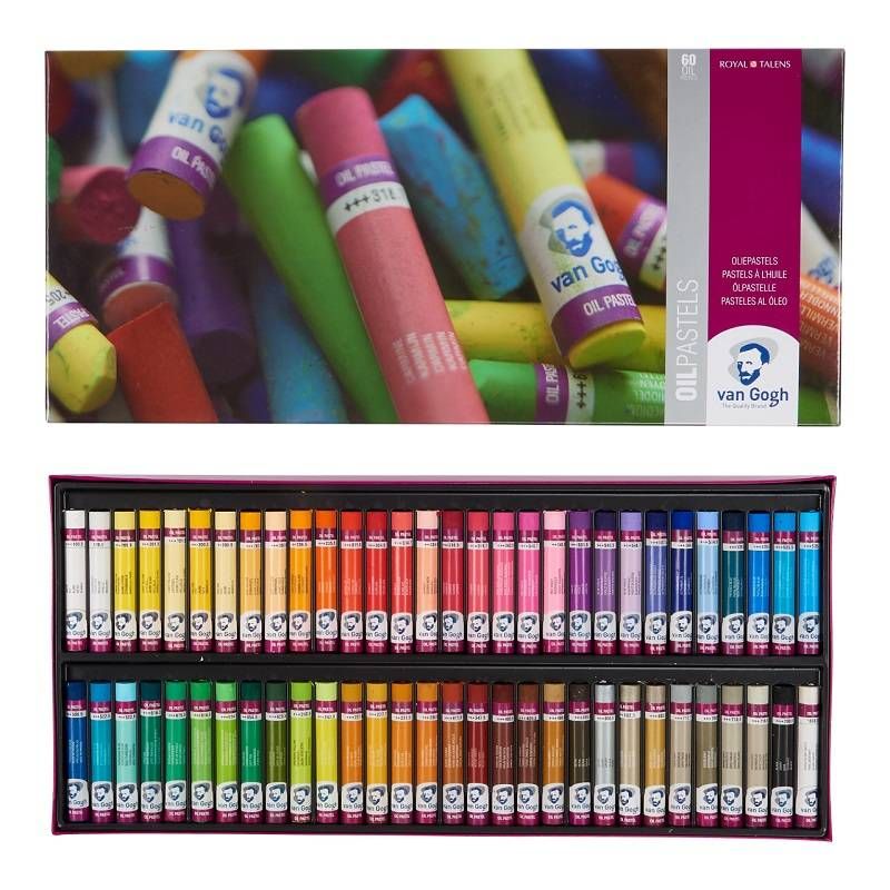 VAN GOGH - OLIEPASTELS, Softpastels Pitt Pastels: 60  oliepastels