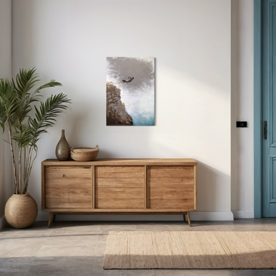 VRIJE VAL - ALUMINIUM 60 x 85 cm