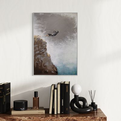 VRIJE VAL - ALUMINIUM 40 x 57 cm