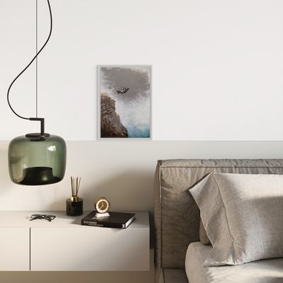 VRIJE VAL - ACRYLGLAS 30 x 43 cm