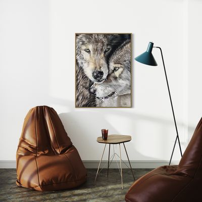 WOLVEN - ACRYLGLAS 70x93cm