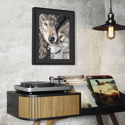 WOLVEN - PRINT 30 x 40 cm (ware grootte)