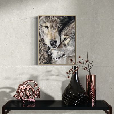 WOLVEN - ALUMINIUM  30x40cm