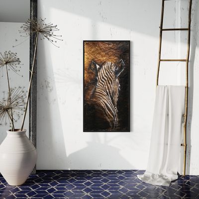 ZEBRA - ACRYLGLAS 50 x 100 cm