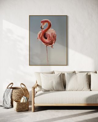 FLAMINGO - ALUMINIUM 100x133cm