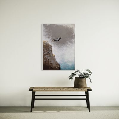 VRIJE VAL - ALUMINIUM  70 x 100 cm