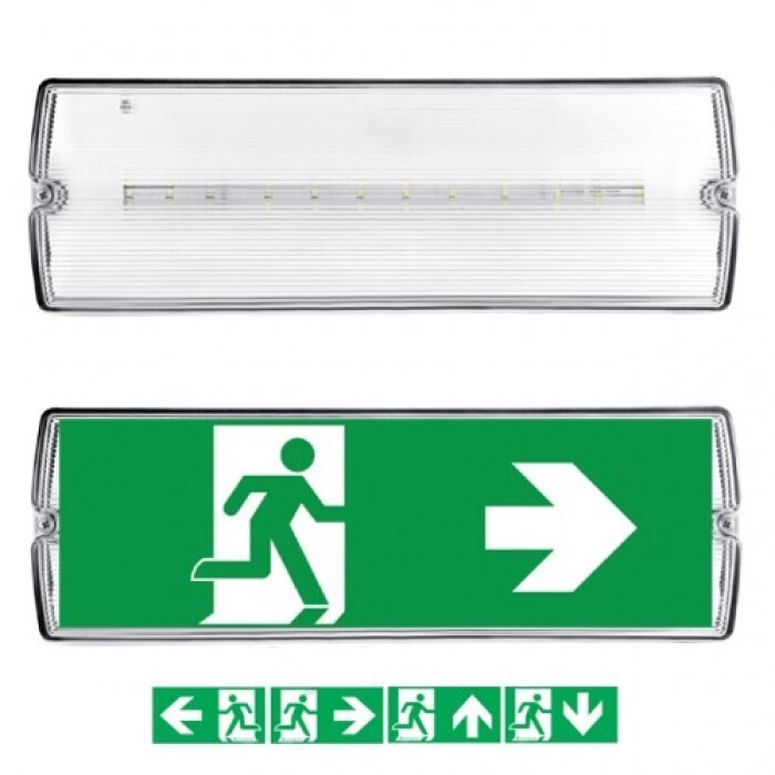 LED noodverlichting Fleda- met testknop