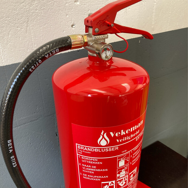 poeder brandblusapparaat 6KG ABC permanente druk