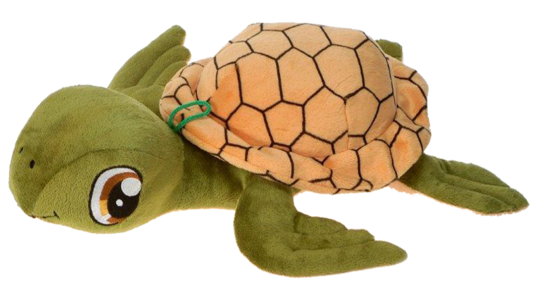 Pluche groene zeeschildpad