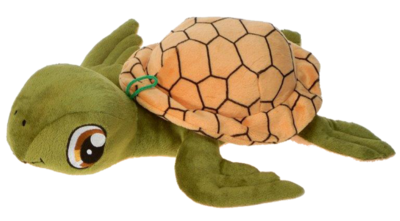 Pluche groene zeeschildpad