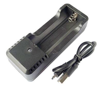 USB charger 26650/21700 batterij
