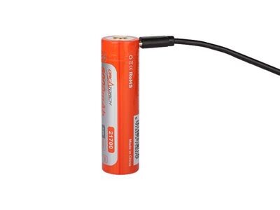 OrcaTorch 21700 C-USB Batterij 5000mAh