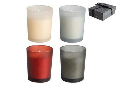 GIFTSET KAARSEN 4STUKS