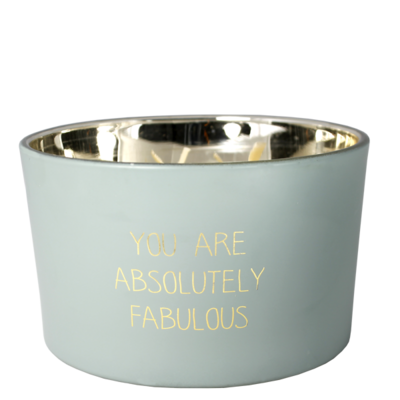 Sojakaars mat - You are absolutely fabulous - Minty Bamboo