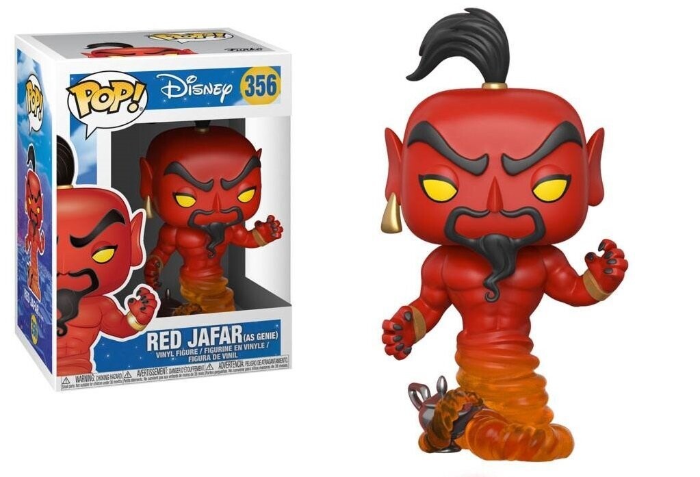 Aladdin POP! Disney Vinyl Figure Red Jafar (as Genie) 9 cm
