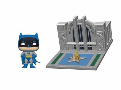 Batman 80th POP! Town Vinyl Figure Batman with the Hall of Justice 9 cm