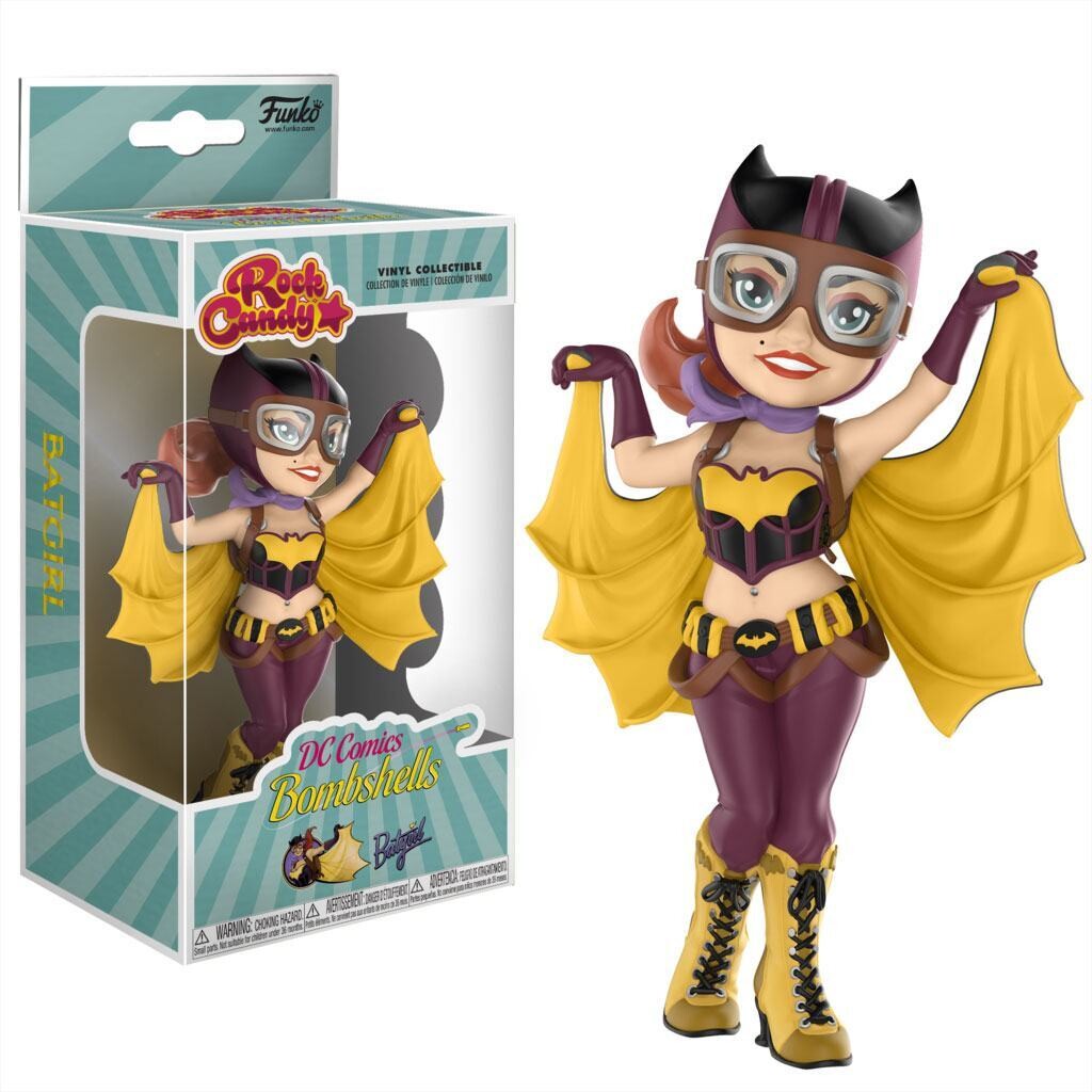 DC Comics Bombshells Rock Candy Vinyl Figure Batgirl 13 cm