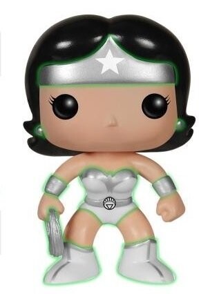 DC Comics POP! Heroes Vinyl Figure White Lantern Wonder Woman GITD 9 cm