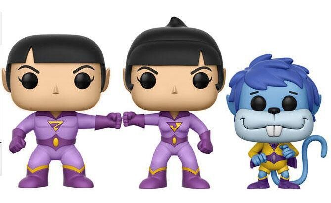 DC Comics POP! Heroes Vinyl Figure 3-Pack Wonder Twins Summer Convention Exclusive 9 cm
