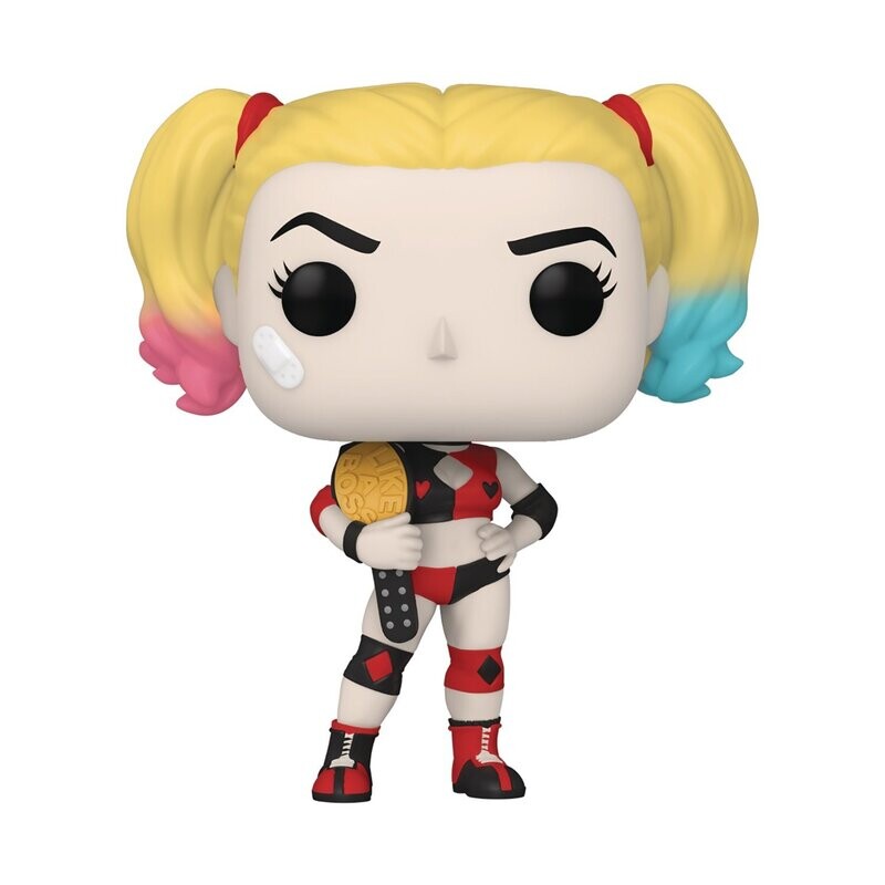 DC Super Heroes POP! Heroes Vinyl Figure Harley Quinn with Belt PX 9 cm