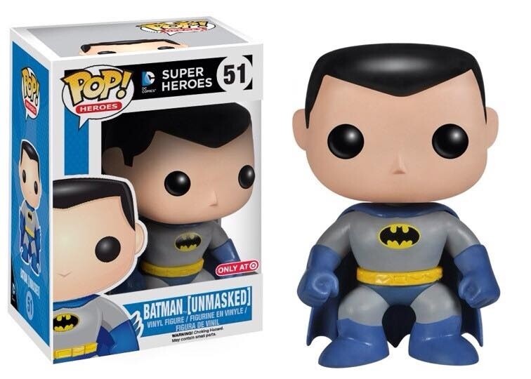 DC Super Heroes POP! Vinyl Figure Batman (Unmasked) (Target) 9 cm