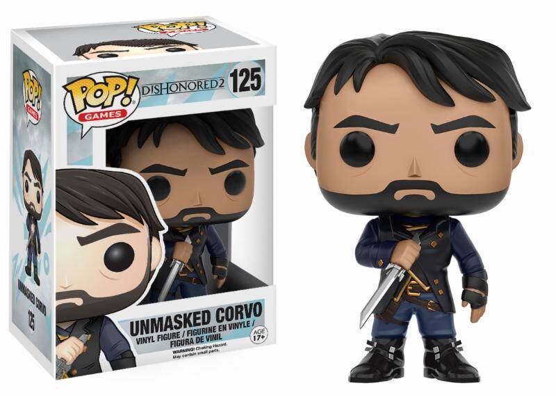 Dishonored 2 POP! Games Vinyl Figure Unmasked Corvo 9 cm