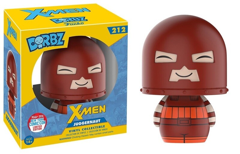 X-Men Vinyl Sugar Dorbz Juggernaut NYCC 2016 8 cm