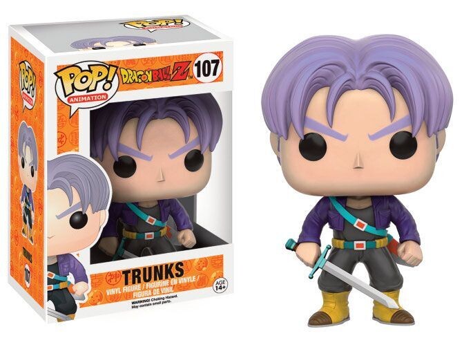 Dragon Ball Z POP! Animation Vinyl Figure Trunks 9 cm