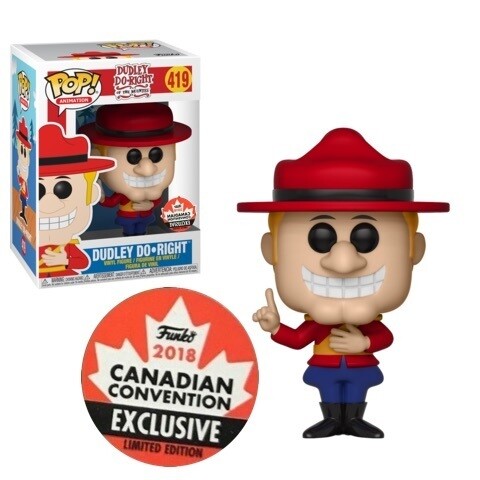 Dudley Do-Right POP! Animation Vinyl Figure Dudley Do-Right (2018 Canadian Convention) 9 cm