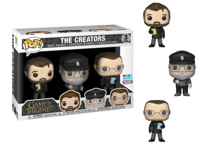 Game of Thrones POP! Vinyl Figure 3-Pack Show Creators 9 cm