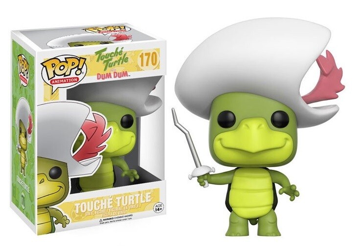 Hanna-Barbera POP! Animation Figure Touche Turtle 9 cm