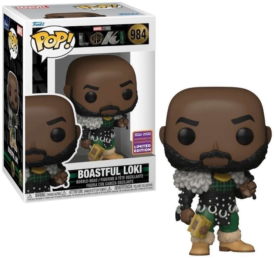 Loki POP! Marvel Vinyl Figure Boastful Loki (2022 Wondrous Con) 9 cm