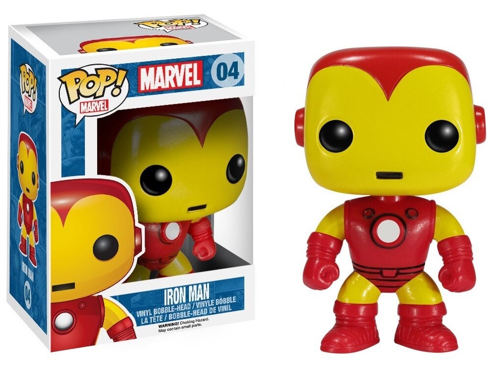 Marvel Comics POP! Marvel Vinyl Figure Iron Man (2014 Release) 9 cm