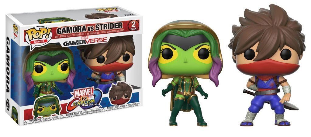 Marvel vs. Capcom Infinite POP! Games Vinyl Figure 2-Pack Gamora Vs. Strider 9 cm