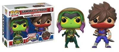 Marvel vs. Capcom Infinite POP! Games Vinyl Figure 2-Pack Gamora Vs. Strider 9 cm